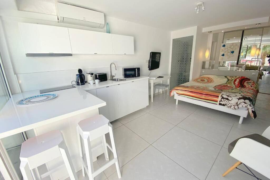 Village Naturiste Studio en RDJ ,Piscine ,Parking Agde Esterno foto
