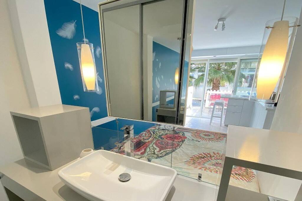 Village Naturiste Studio en RDJ ,Piscine ,Parking Agde Esterno foto